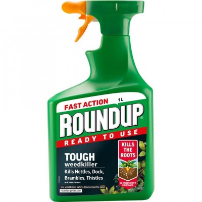 Roundup Tough Weedkiller RTU Spray 1ltr